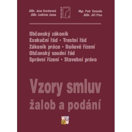 Vzory smluv, žalob a podání - komentované vzory smluv + editovatelné CD