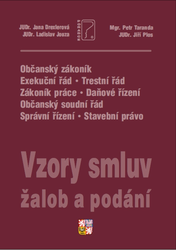 Vzory smluv, žalob a podání - komentované vzory smluv + editovatelné CD