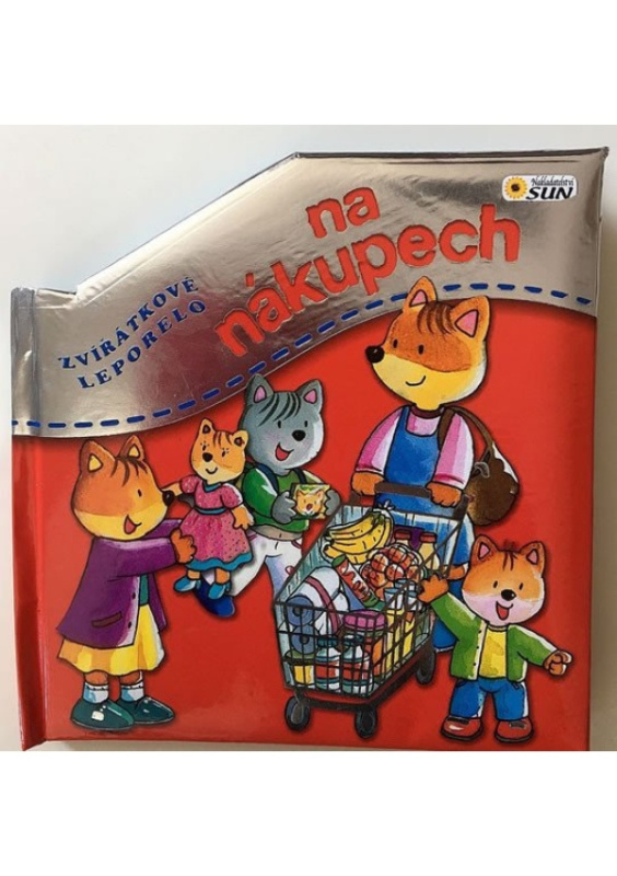 Na nákupech - Zvířátkové leporelo NAKLADATELSTVÍ SUN s.r.o.