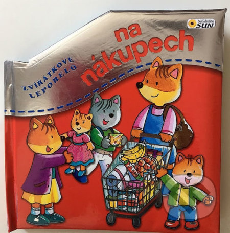 Na nákupech - Zvířátkové leporelo NAKLADATELSTVÍ SUN s.r.o.