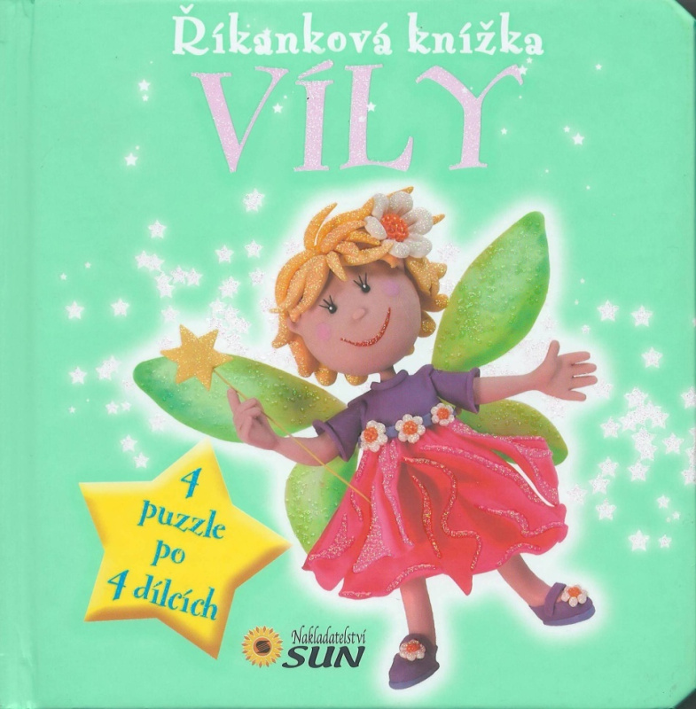 Víly - Říkanková puzzle kniha NAKLADATELSTVÍ SUN s.r.o.