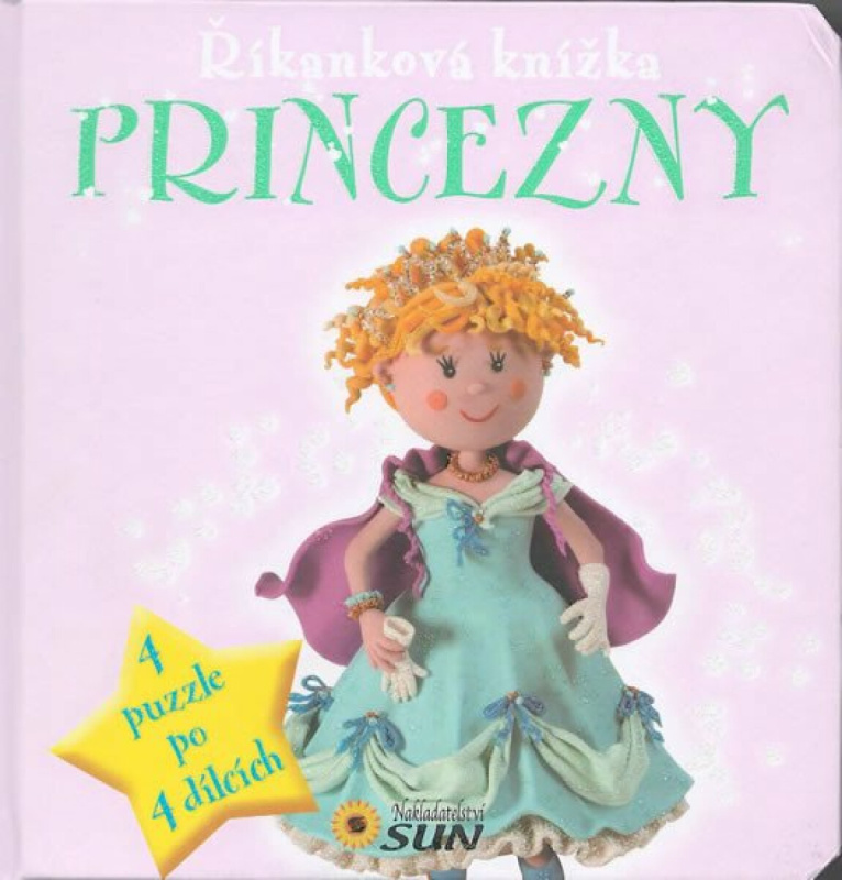 Princezny - Říkanková puzzle kniha NAKLADATELSTVÍ SUN s.r.o.