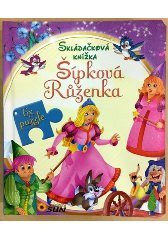 Skládačková knížka - Šípková Růženka NAKLADATELSTVÍ SUN s.r.o.