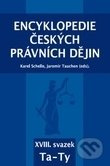 Encyklopedie českých právních dějin, XVIII. svazek Ta - Ty - kniha z kategorie Historie