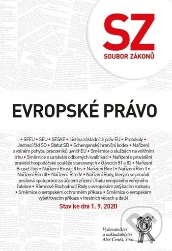 Soubor zákonů Evropské právo (Stav ke dni 1.9.2020) - kniha z kategorie Mezinárodní právo