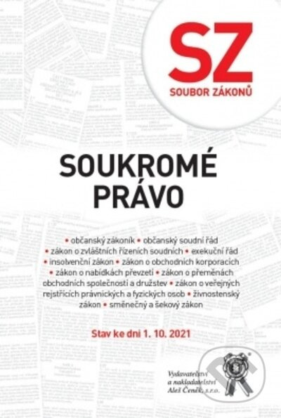 Soubor zákonů. Správní právo - stav ke dni 1.10. 2021 - kniha z kategorie Správní právo