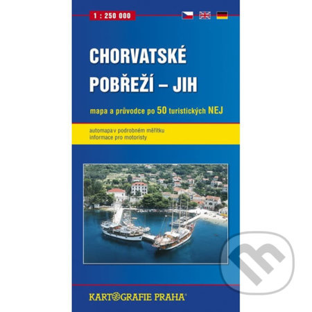Chorvatské pobřeží - jih, 1:250 000 (automapa)