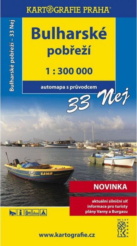 Bulharské pobřeží 33 nej (1:300 000)