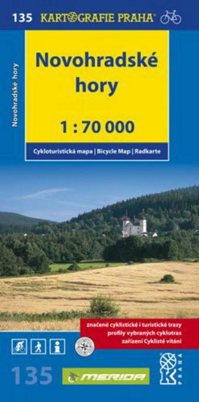 Novohradské hory 1:70 000 (Cykloturistická mapa)