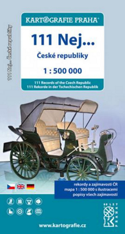 111 nej České republiky - 1:500 000 (tematická mapa)