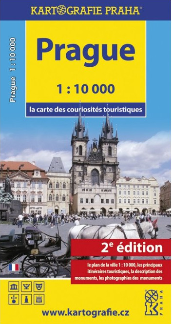 Prague (a carte des couriosités touristiques /1:10 tis.)