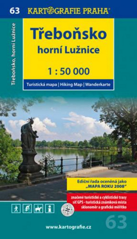 Třeboňsko, horní Lužnice 1:50 000 (turistická mapa)