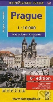 Prague (Mapa turistických zajímavostí 1:10 000)