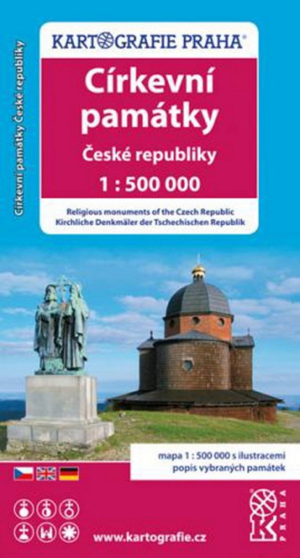 Církevní památky České republiky (1: 500 000)