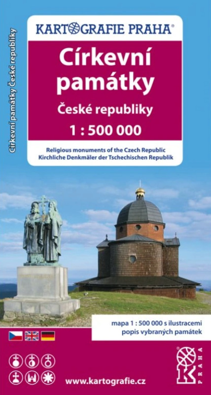 Církevní památky České republiky (1: 500 000)