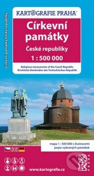 Církevní památky České republiky (1: 500 000)