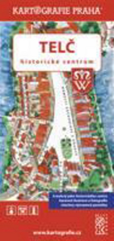 Telč - historické centrum (Kreslená mapa)