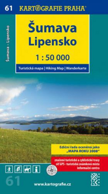 Šumava Lipensko 1:50 000 (mapa 61)