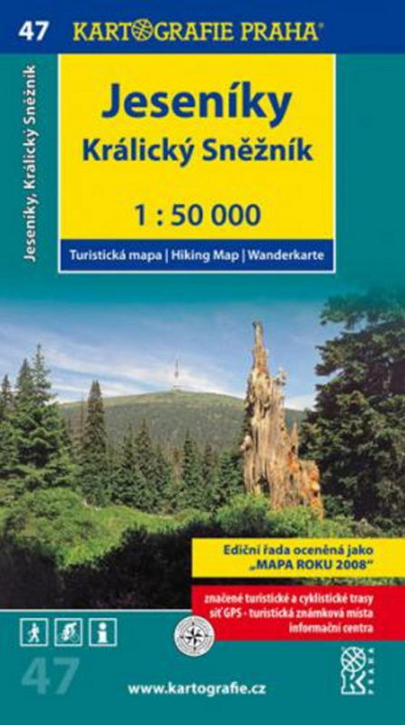 Jeseníky, Králický Sněžník (turistická mapa)