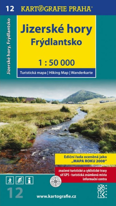 Jizerské hory, Frýdlantsko 1:50 000 (turistická mapa)