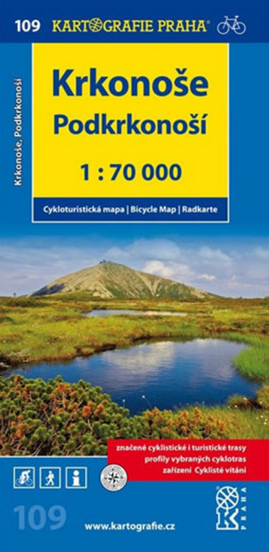 Krkonoše, Podkrkonoší 1:70 000 (cyklomapa)