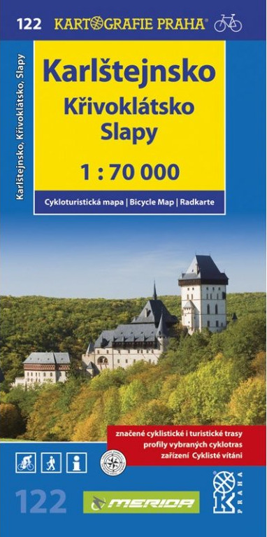 Karlštejnsko, Křivoklátsko 1:70 000 (cyklomapa)