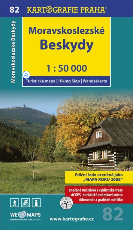 Moravskoslezské Beskydy 1:50 000 (turistická mapa)