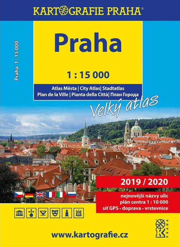 Praha – Velký atlas, 1:15 000