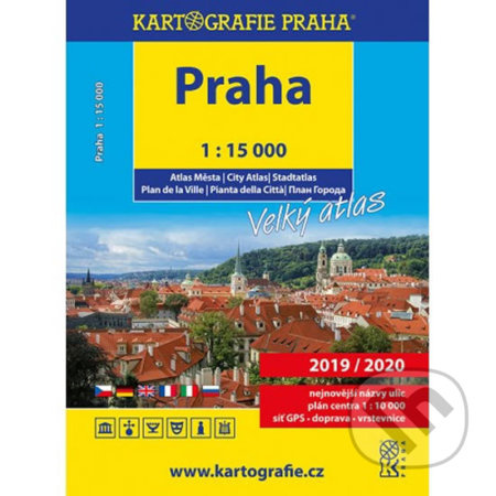 Praha – Velký atlas, 1:15 000