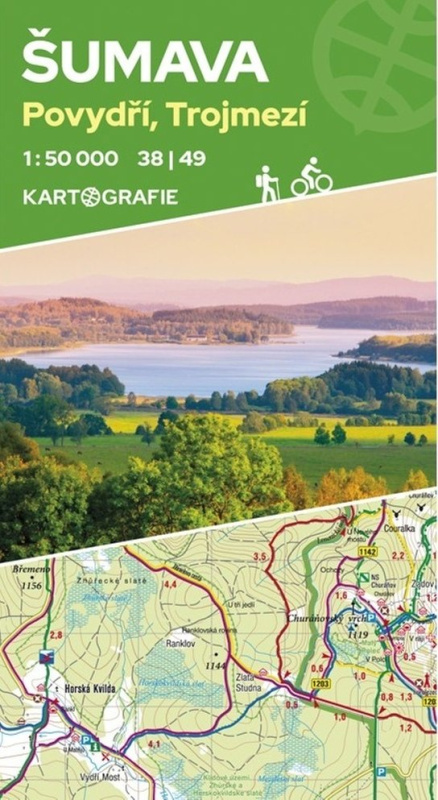 Šumava Povydří, Trojmezí 1 : 50 000