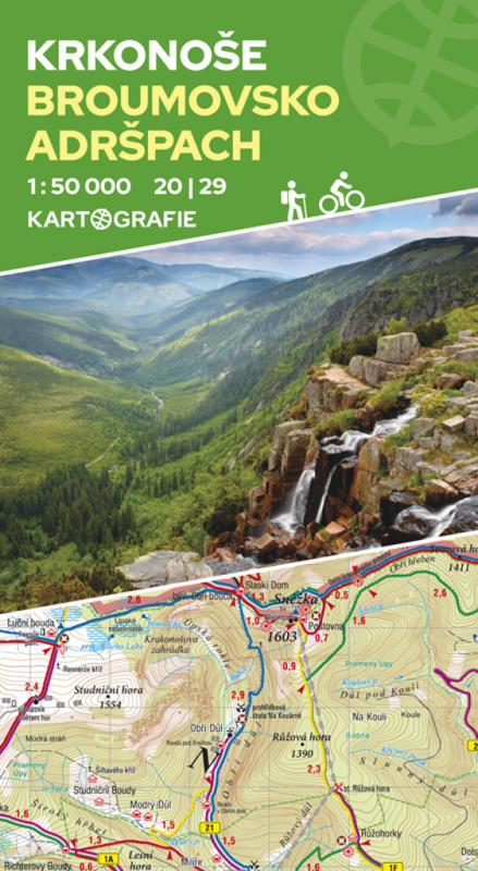 Krkonoše, Broumovsko, Adršpach (1 : 50 000)