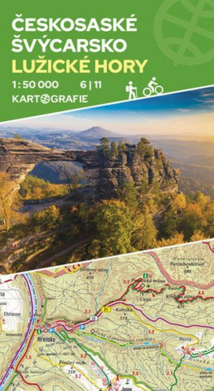 Českosaské Švýcarsko, Lužické hory (1 : 50 000)
