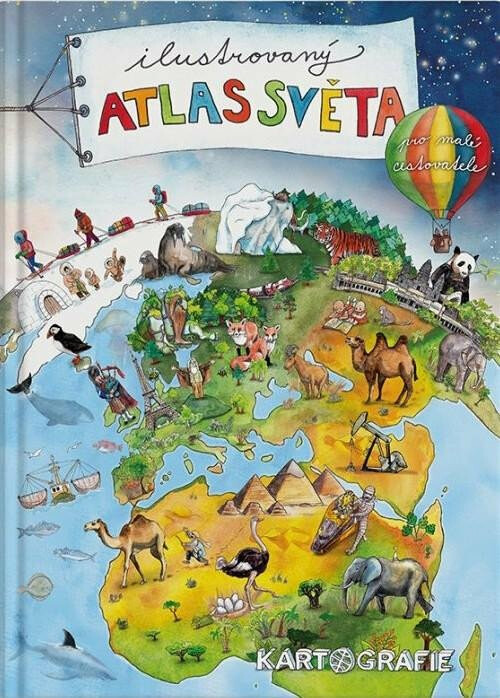 Ilustrovaný atlas světa pro malé cestovatele Kartografie