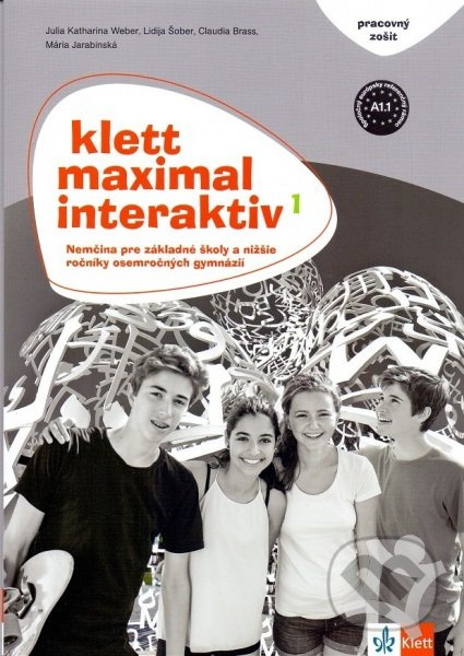 Klett Maximal interaktiv 1: Pracovný zošit (Nemčina pre 2. stupeň základných škôl a nižšie ročníky osemročných gymnázií) - kniha z kategorie Jazykové…