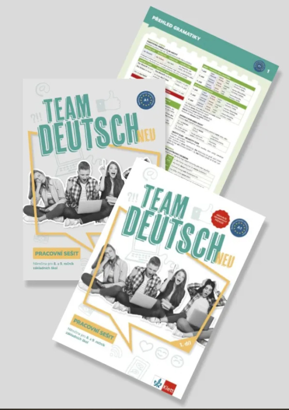 Team Deutsch neu 1 (A1) – 2dílný barevný pracovní sešit + gramatický přehled