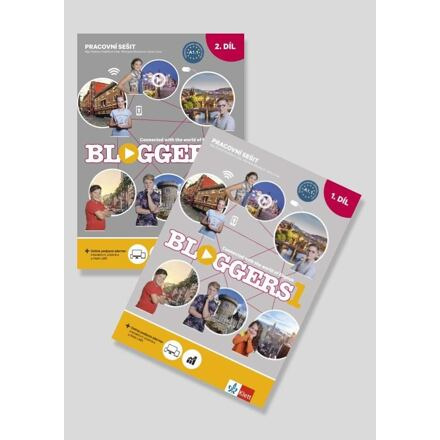 Bloggers 1 (A1.1) – 2 dílný pracovní sešit + žákovská licence Klett nakladatelství