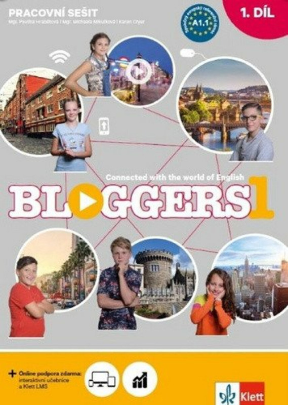 Bloggers 1 (A1.1) – 2 dílný pracovní sešit + žákovská licence Klett nakladatelství