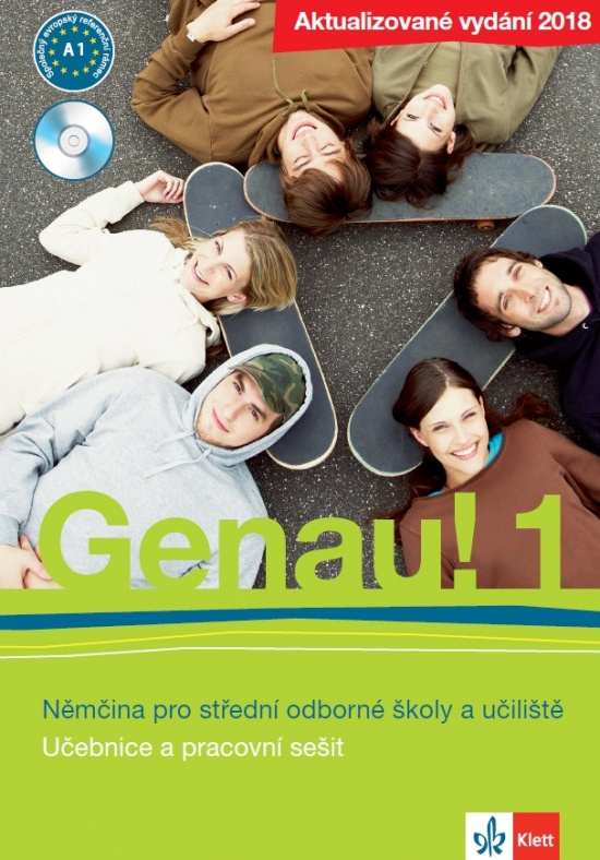 Genau! 1 - Učebnice s pracovním sešitem a Audio MP3+ BERUF Klett nakladatelství