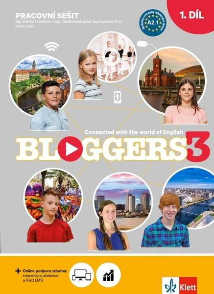 Bloggers 3 (A2.1) - 2dílný pracovní sešit + žákovská licence Klett nakladatelství