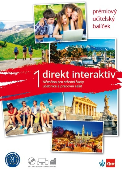 Direkt interaktiv 1 CZ - učitelský balíček (uč + ps+ mp+ testy+ Intensivtrainer, překlady) Klett nakladatelství