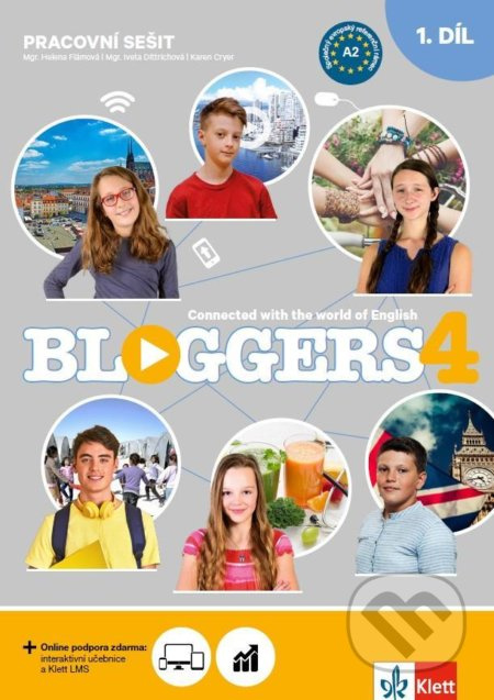 Bloggers 4 (A2.2) – 2dílný pracovní sešit + žákovská licence Klett nakladatelství