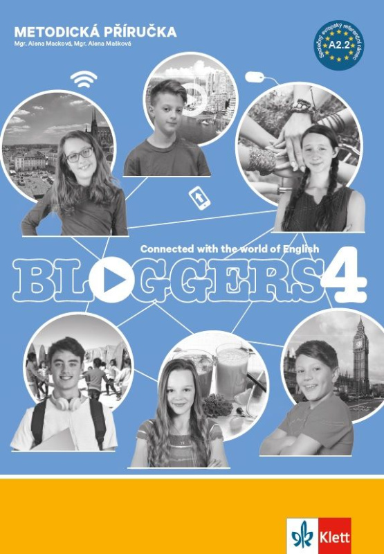 Bloggers 4 (A2.2) – metodická příručka s 2 DVD + učitelská licence Klett nakladatelství