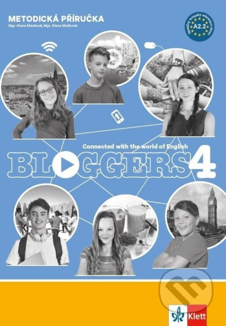Bloggers 4 (A2.2) – metodická příručka s 2 DVD + učitelská licence Klett nakladatelství