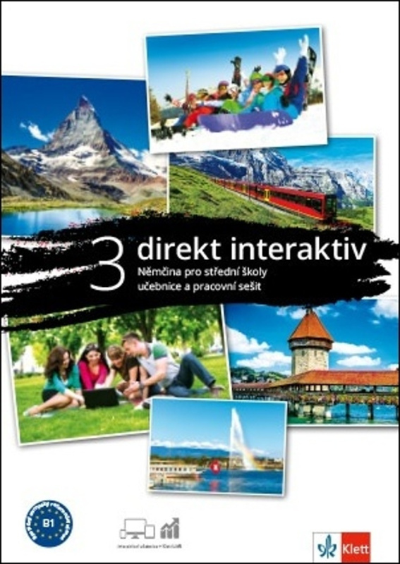 Direkt interaktiv 3 (B1) – učebnice s prac. sešitem + MP3/Videa ke stažení + žák. licence (18 měsíců) Klett nakladatelství
