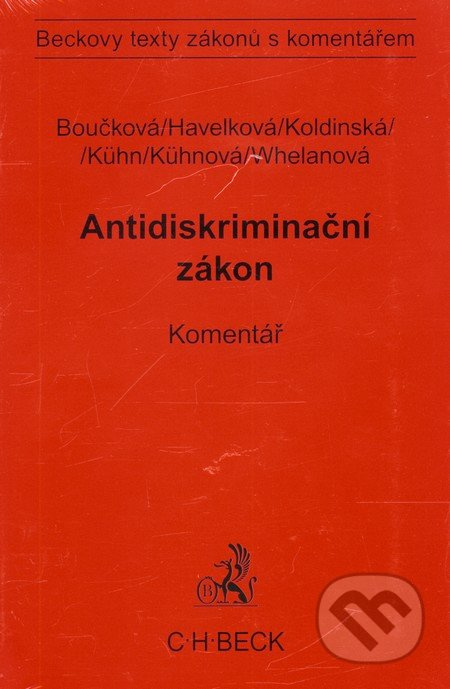 Antidiskriminační zákon (Komentář) - kniha z kategorie Právo