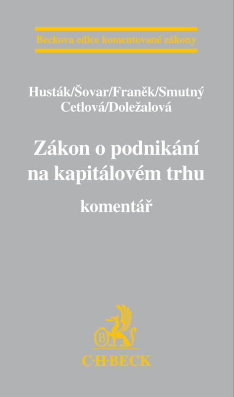 Zákon o podnikání na kapitálovém trhu (Komentář) - kniha z kategorie Obchod