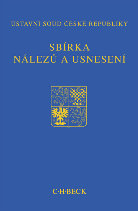 Sbírka nálezů a usnesení ÚS ČR, svazek 82 (vč. CD) - kniha z kategorie Ústavní právo