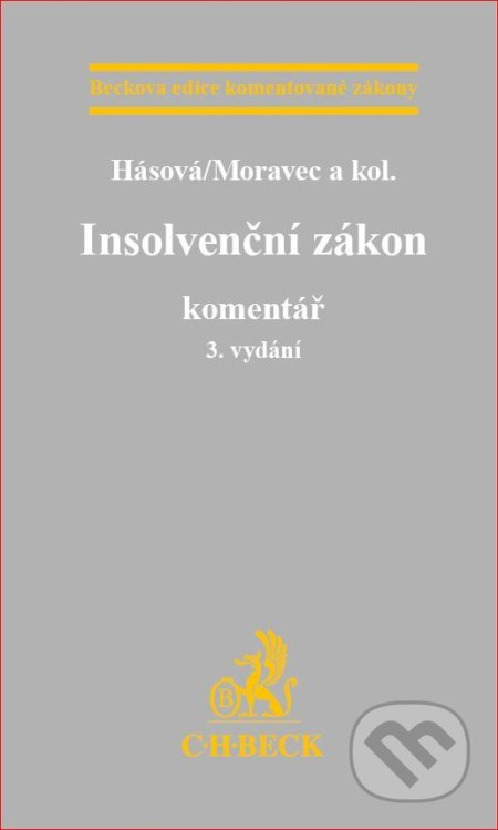 Insolvenční zákon (3. vydání - Komentář) - Kolektív - kniha z kategorie Obchodní právo