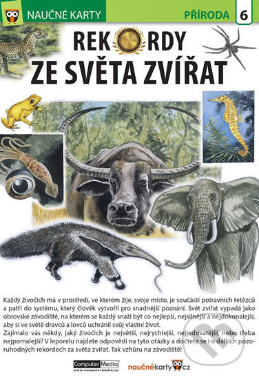 Naučné karty: Rekordy ze světa zvířat - kniha z kategorie Naučné knihy