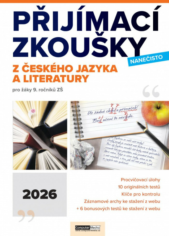 Přijímací zkoušky z českého jazyka a literatury - Nanečisto